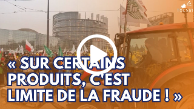 Les agriculteurs font irruption dans un supermarché pour contrôler les produits étrangers !